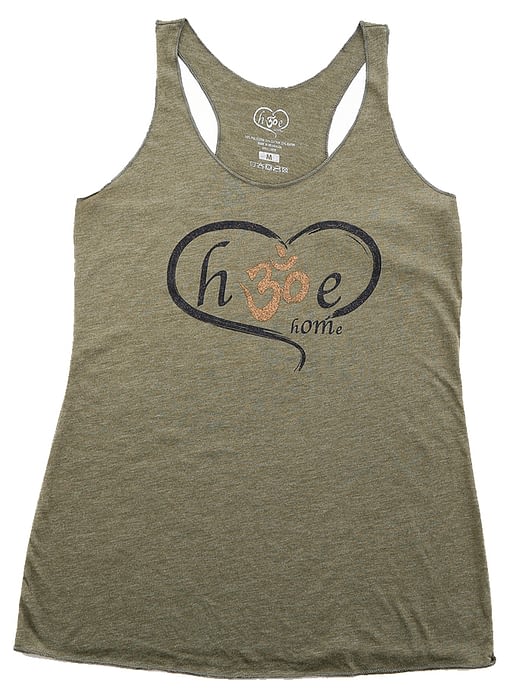 The Journey Home Racerback Tank Olive Green